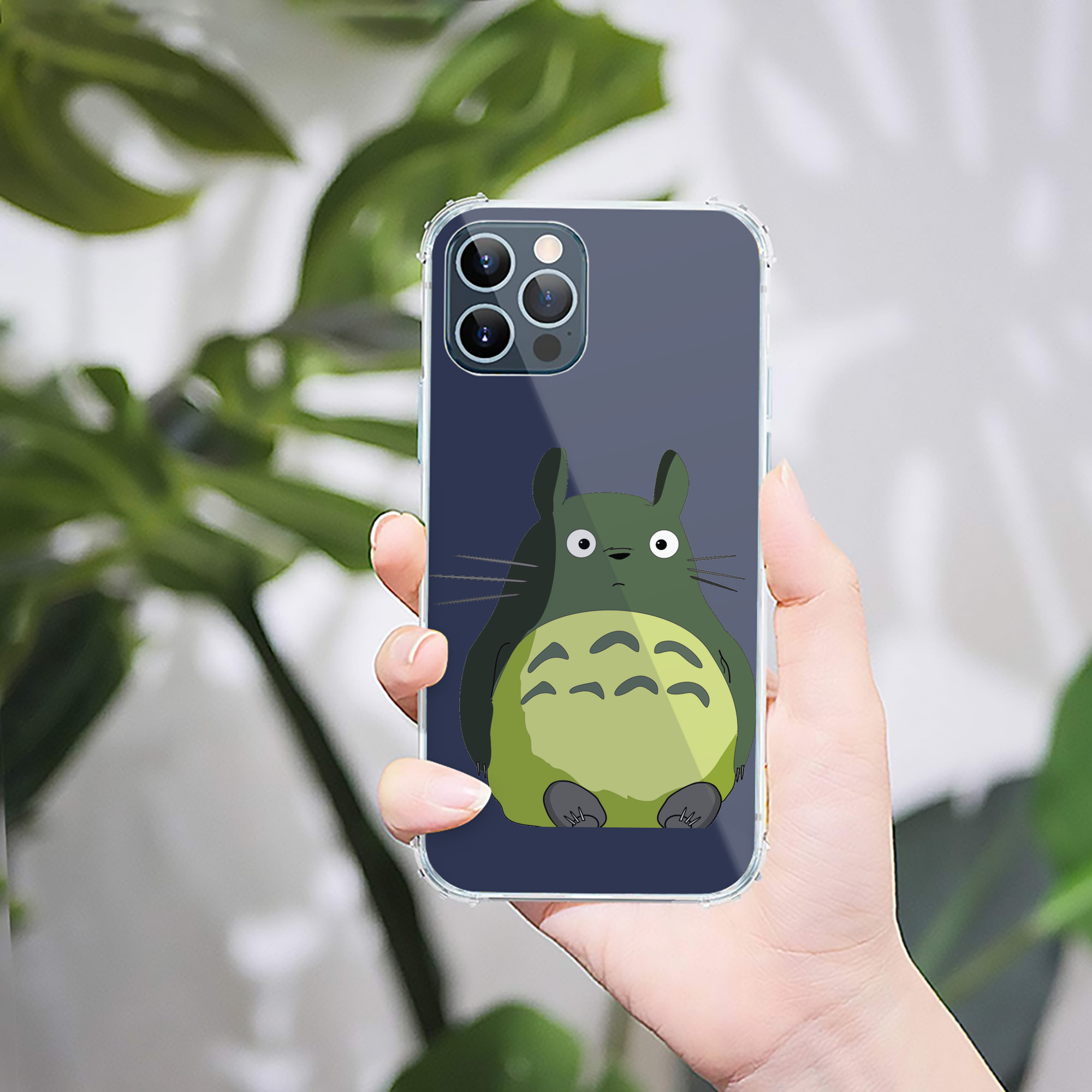 （画像用） となりのトトロ 草壁メイ 草壁サツキ My Neighbor Totoro Satsuki Kusakabe Mei Kusakabe 【iPhone 12シリーズ対応】透明スマホケース（クリアソフトケース）